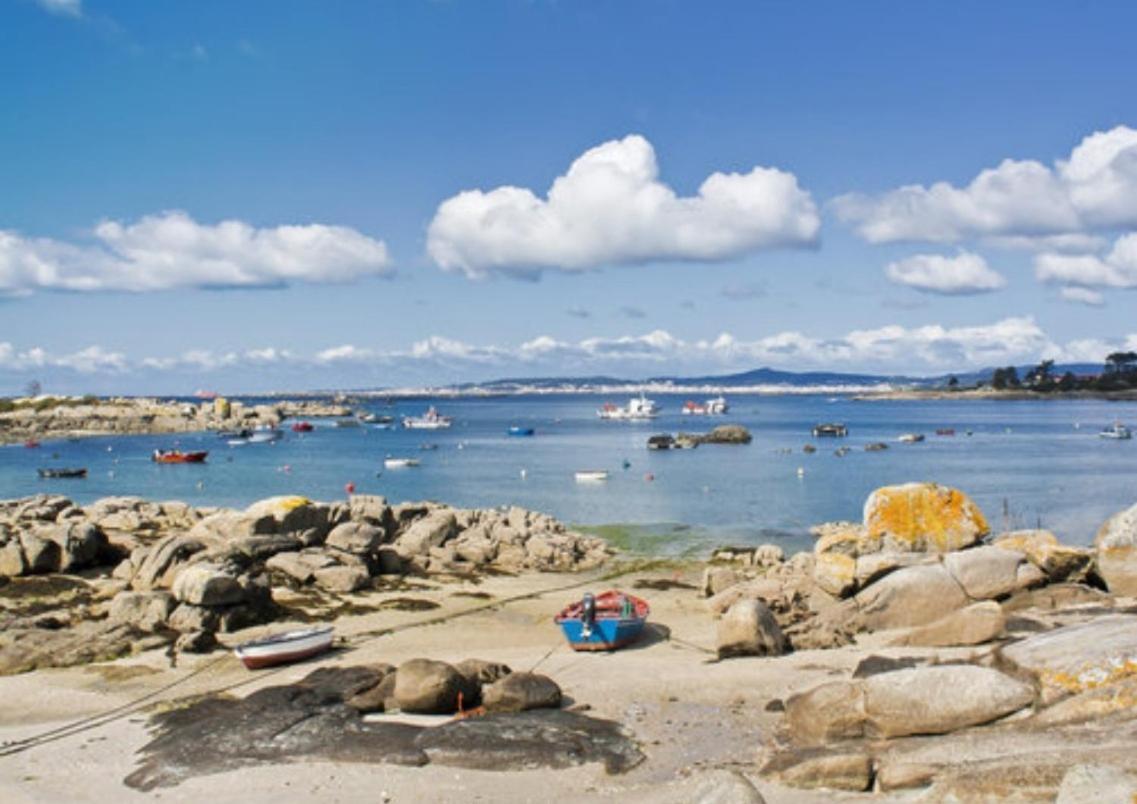 Apartamento El Rincon De Elia, Haz Realidad Tu Sueno De Vivir Con Vistas Al Mar Villanueva De Arosa Eksteriør bilde